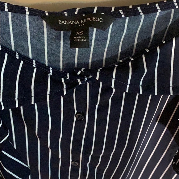 Banana Republic striped off the shoulder top - Picture 3 of 4